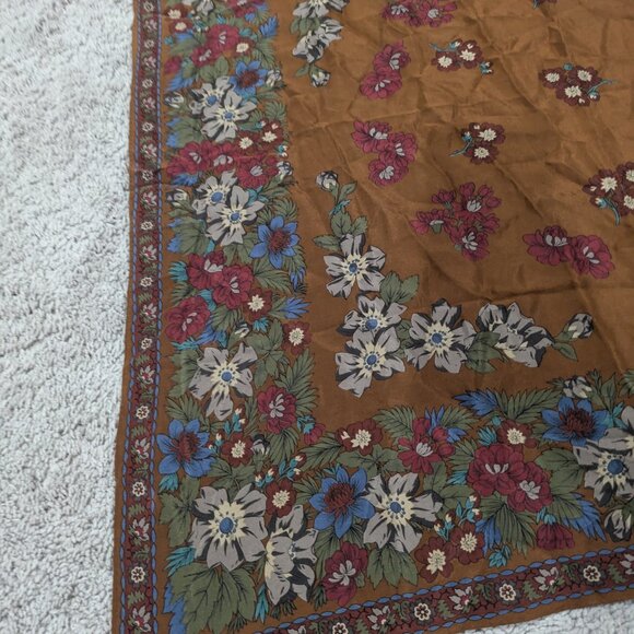 Brown Handkerchief Scarf - Picture 2 of 2